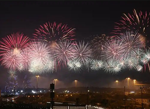 日土县焰火晚会